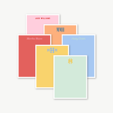monogram notepad, personalized notepad, custom notepad, monogram stationery, personalized stationery, custom stationery, custom gift, personalized gift