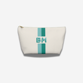Double Stripe Monogram Pouch