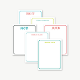 monogram notepad, personalized notepad, custom notepad, monogram stationery, personalized stationery, custom stationery, custom gift, personalized gift