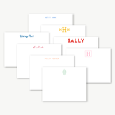 Personalised Flat Card Set