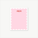 personalized name notepad, lined notepad, monogram stationary / stationary, teacher gift, to do list, grad gift, colorful stationery