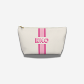 Monogram Stripe Pouch