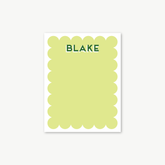 personalized name notepad, lined notepad, monogram stationary / stationary, teacher gift, to do list, grad gift, colorful stationery