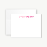 Pink Hues Flat Card Set