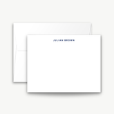 monogram notecard set, classic stationery, monogram border flat cards, stationery notecard set, personalized notecards