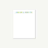 childrens notepad, girls notepad, girls stationery, custom stationery for boys, personalized kids notepad, monogram kids stationery