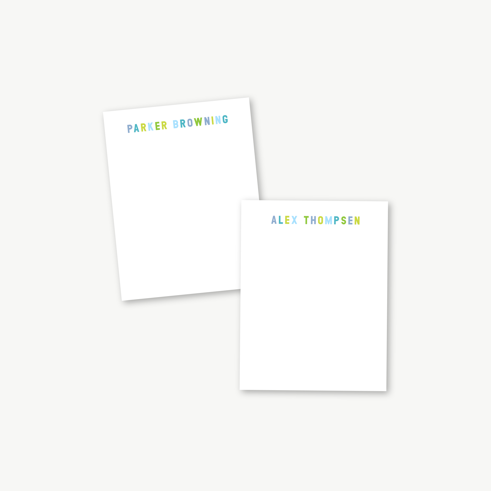 childrens notepad, girls notepad, girls stationery, custom stationery for boys, personalized kids notepad, monogram kids stationery