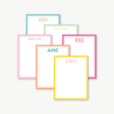 monogram notepad, personalized notepad, custom notepad, monogram stationery, personalized stationery, custom stationery, custom gift, personalized gift