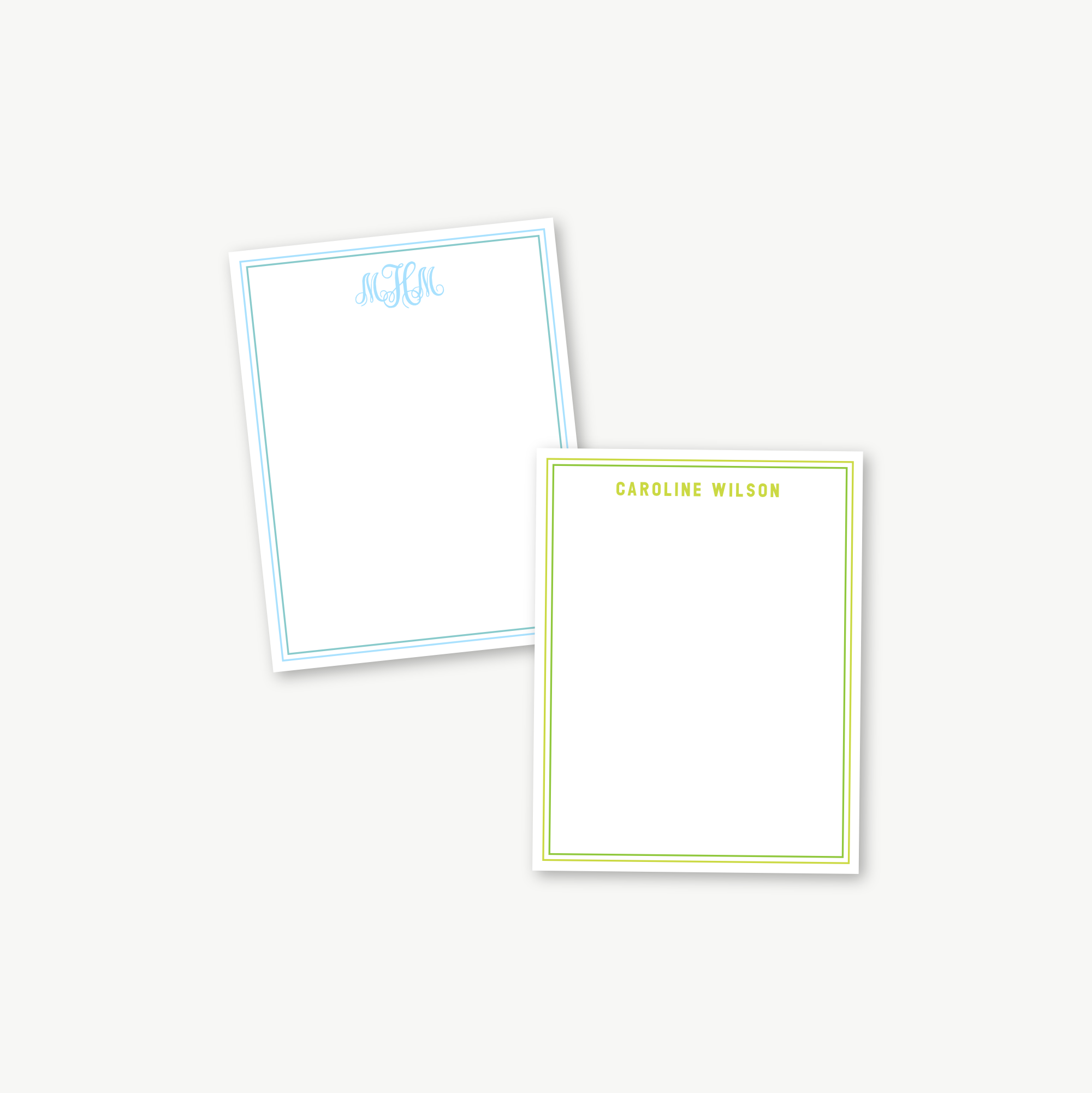 monogram notepad, personalized notepad, custom notepad, monogram stationery, personalized stationery, custom stationery, custom gift, personalized gift