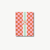 Checkerboard Monogram Stripe Journal