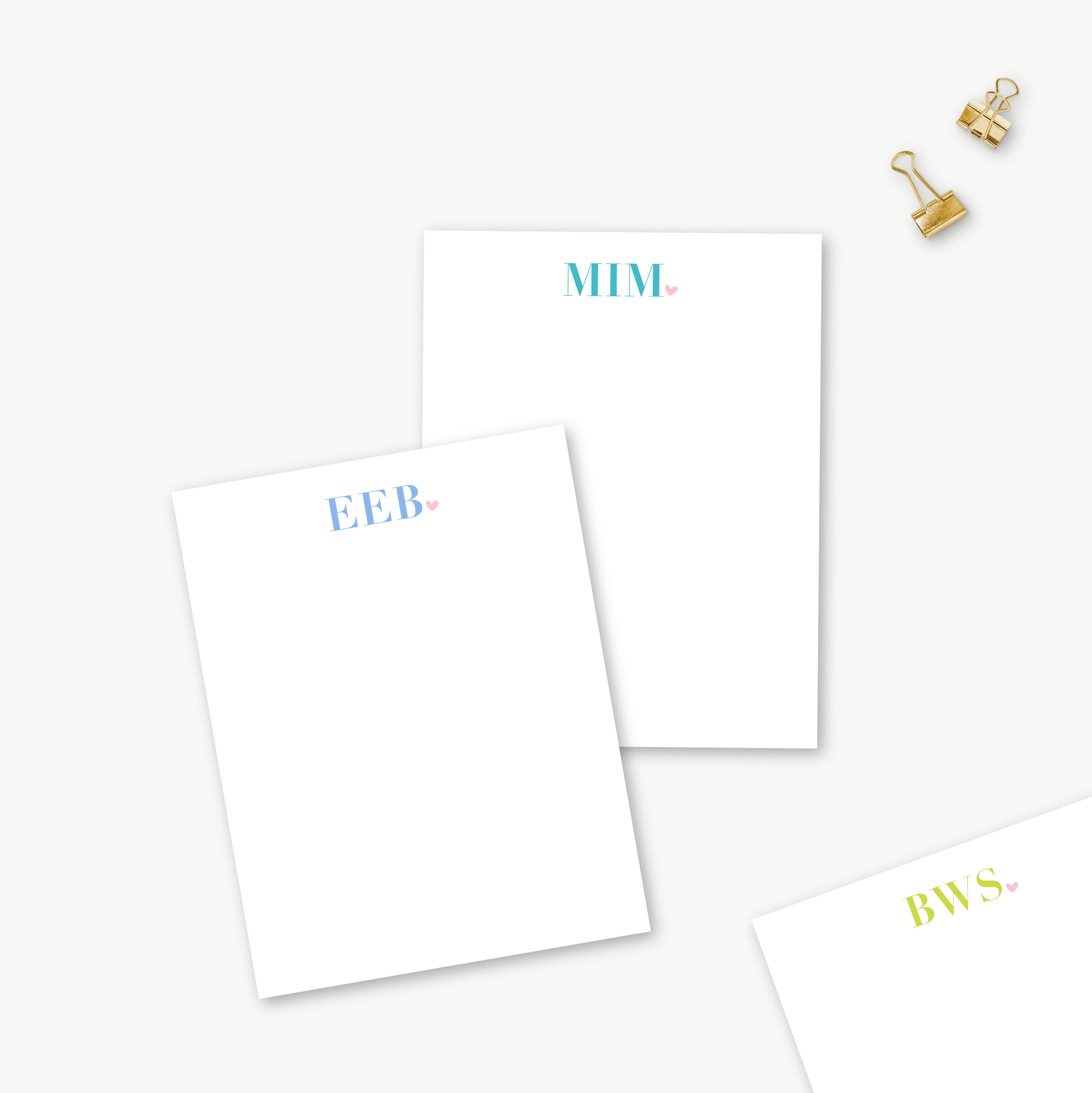 monogram notepad, personalized notepad, custom notepad, monogram stationery, personalized stationery, custom stationery, custom gift, personalized gift
