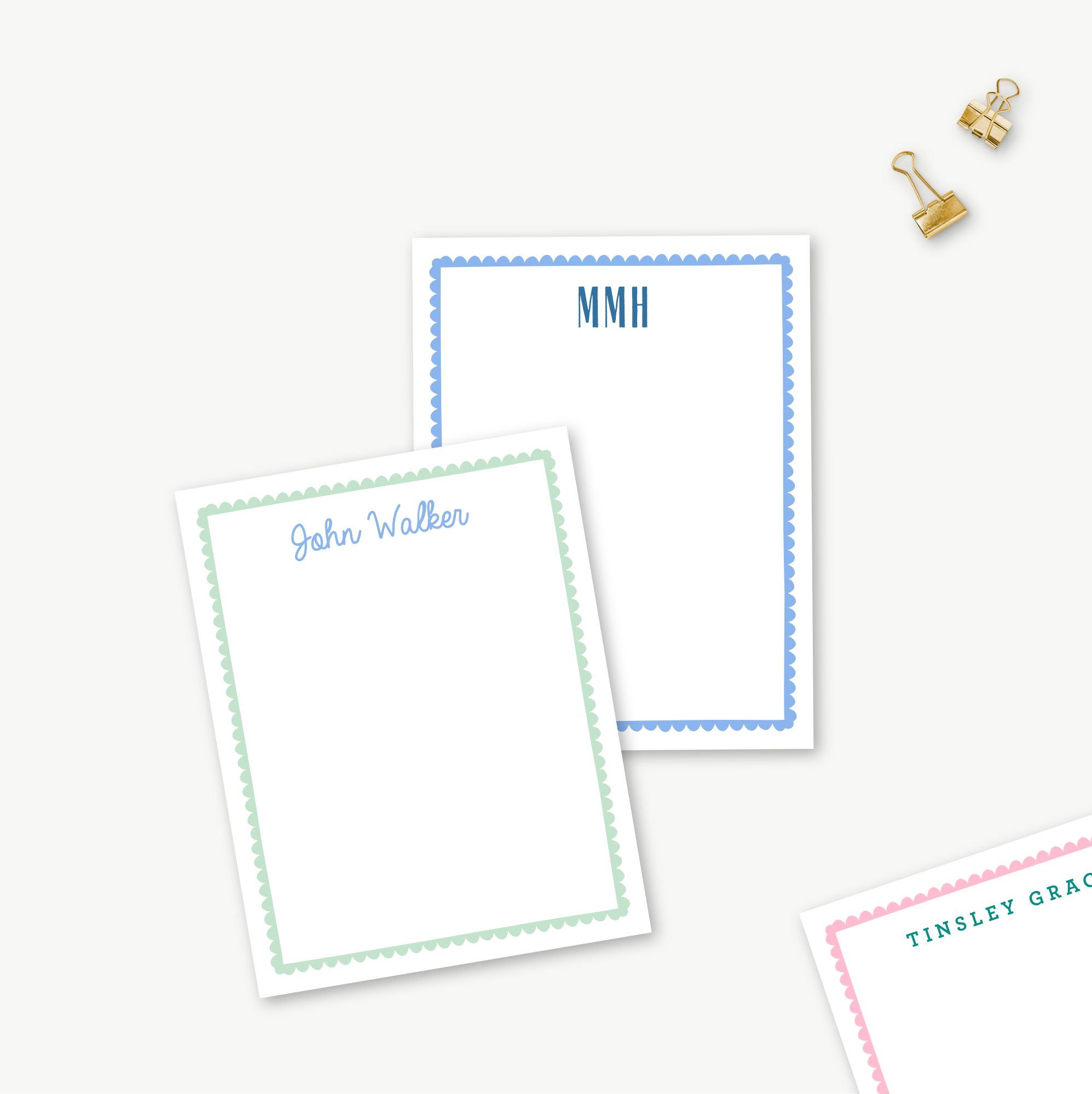 monogram notepad, personalized notepad, custom notepad, monogram stationery, personalized stationery, custom stationery, custom gift, personalized gift