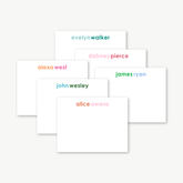 Two-Tone Flat Card Set