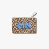 Leopard Monogram Mini Clutch