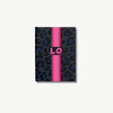 Leopard Monogram Stripe Journal