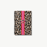 Leopard II Monogram Stripe Notebook