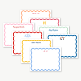 Scallop Wave Border Flat Card Set
