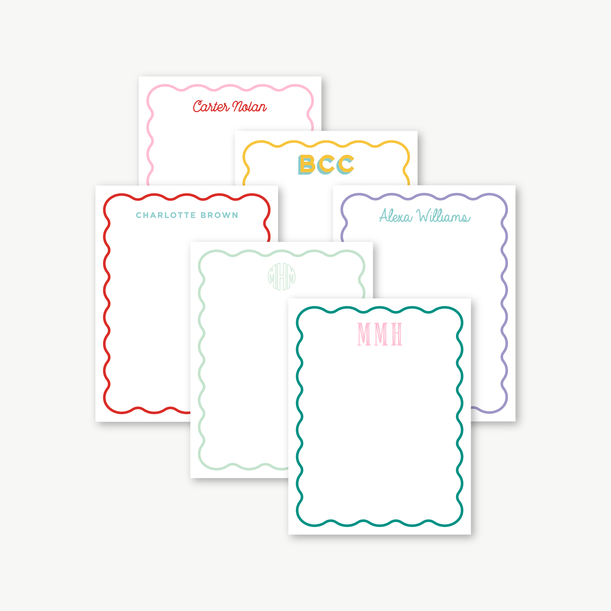 monogram notepad, personalized notepad, custom notepad, monogram stationery, personalized stationery, custom stationery, custom gift, personalized gift