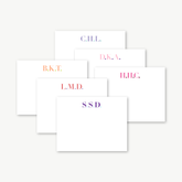 Initial Dot Flat Card Set
