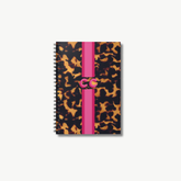 Tortoise Shell Monogram Stripe Notebook