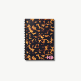 Tortoise Shell Monogram Notebook