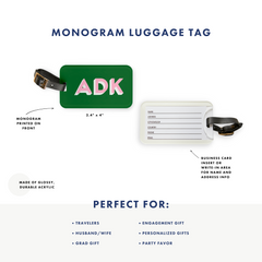 Monogram Luggage Tag