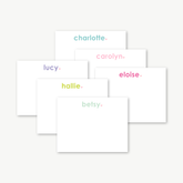 Name Heart Flat Card Set