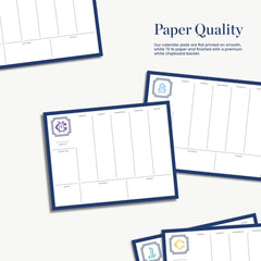 a collection of calendar pages with various designs and layouts, including a page with a calendar grid and a page with a colorful design.