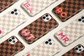 Check Bottom Monogram Phone Case