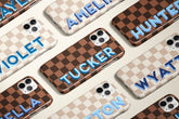 Check Name Phone Case