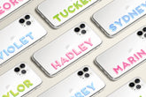 Name Clear Phone Case