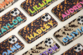 Tortoise Shell Name Phone Case