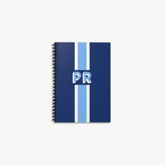 Monogram Stripe Notebook