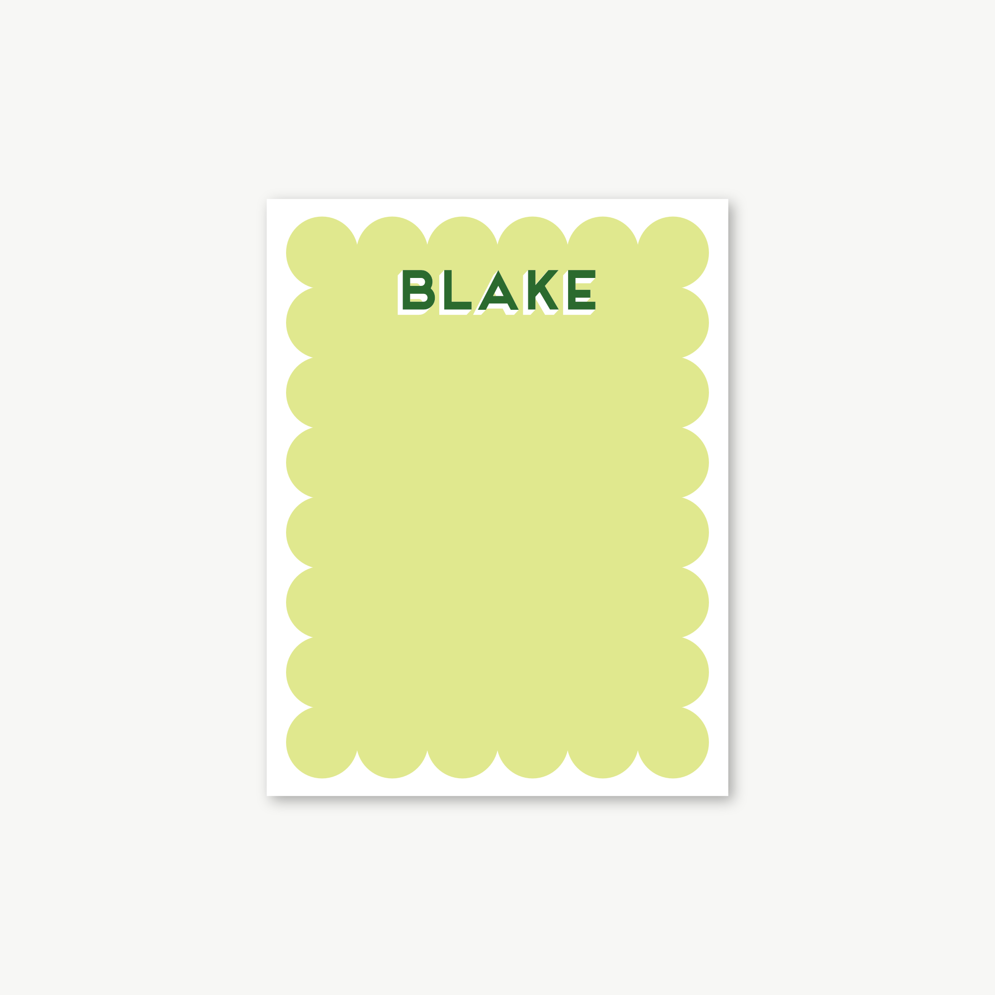 personalized name notepad, lined notepad, monogram stationary / stationary, teacher gift, to do list, grad gift, colorful stationery