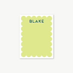 personalized name notepad, lined notepad, monogram stationary / stationary, teacher gift, to do list, grad gift, colorful stationery