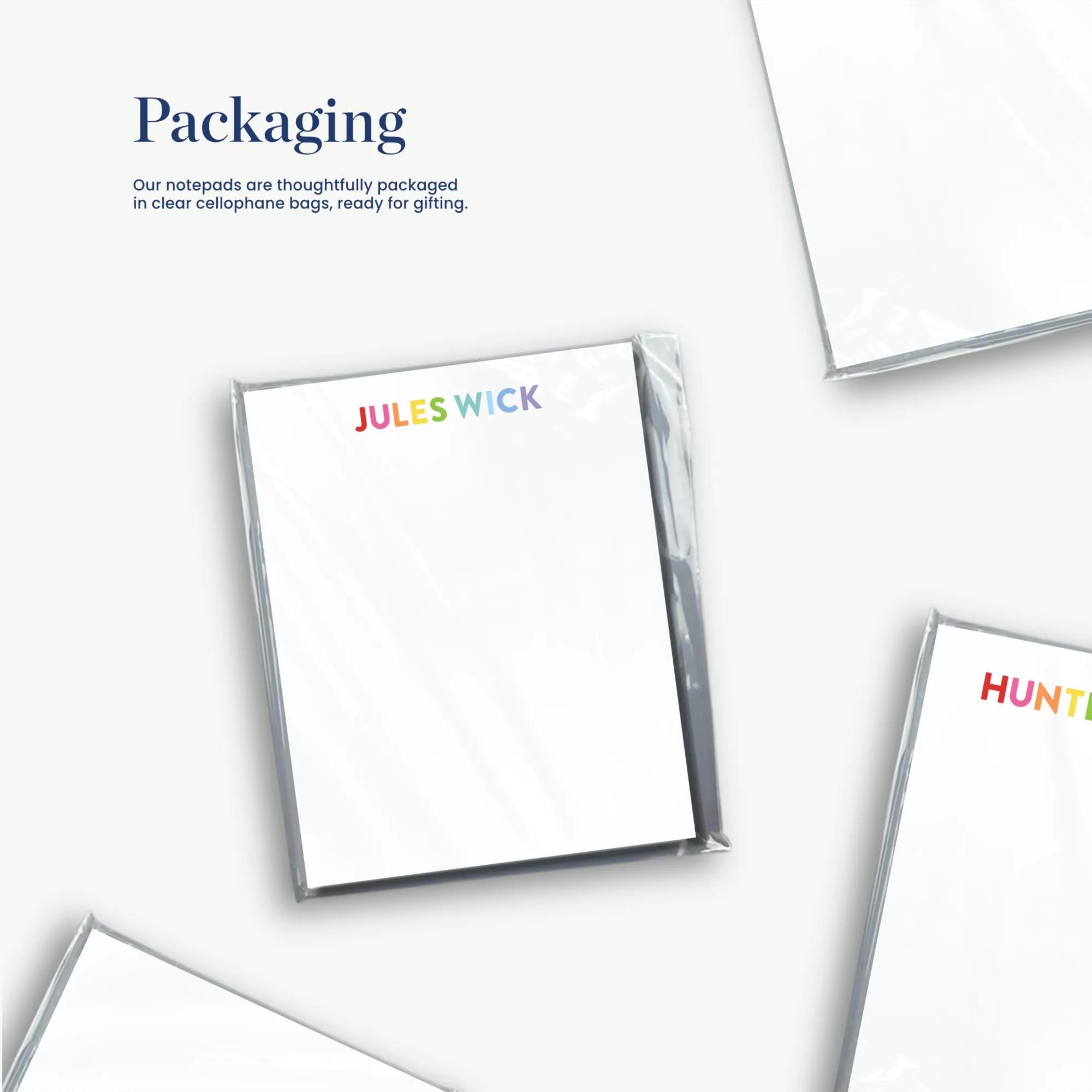 several blank packages with the word "JUELS WICK" printed on them.