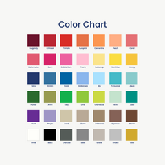 monogram color chart