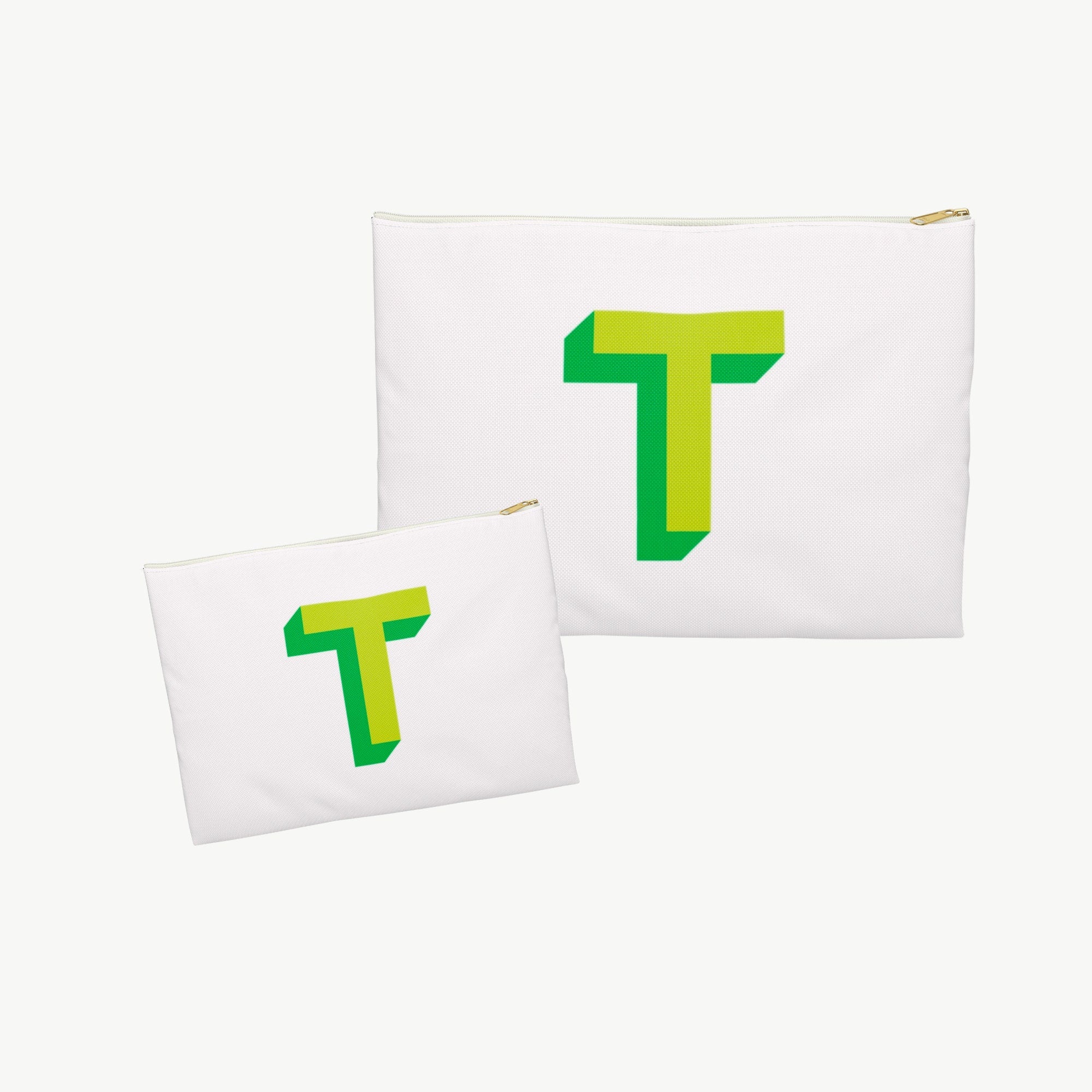 white canvas large monogram monogram Custom Makeup Bag set, monogram Bridesmaid Gift, Bridal Party Gifts, personalized monogram bag